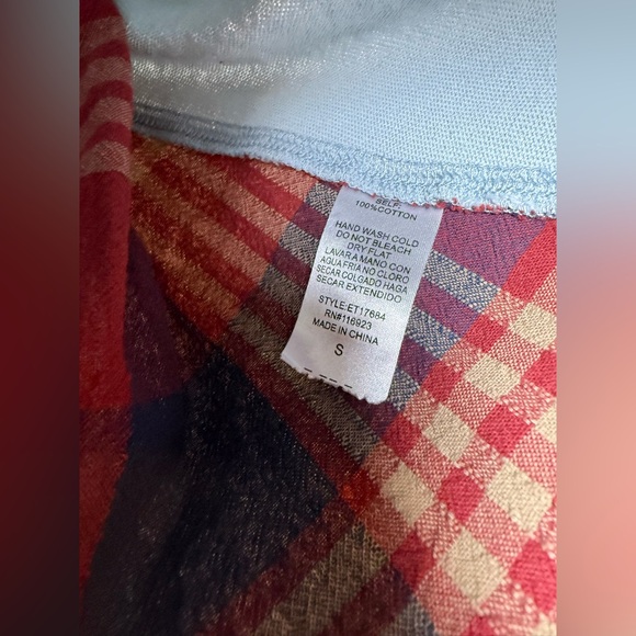 Easel oversized plaid top - Picture 8 of 8